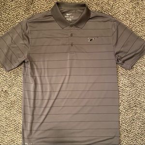 Nike Men’s Short Sleeve Polo - Sz. M - Grey/Black